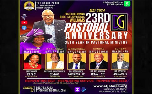 Pastor Anniversary