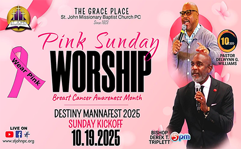 Pink Worship Sunday