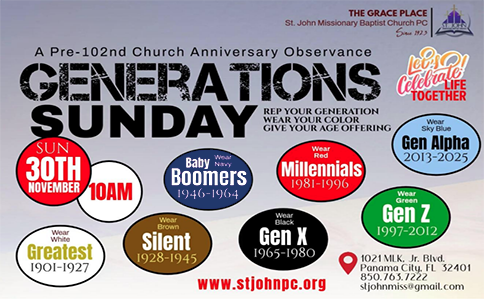 Generations Sunday