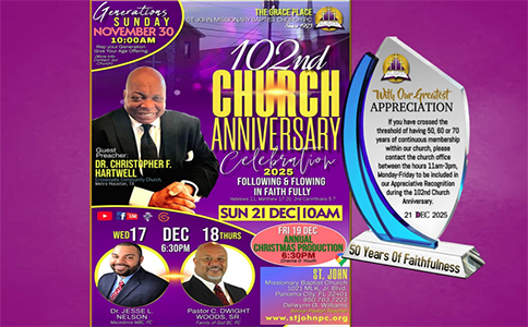 102 Church Anniversary